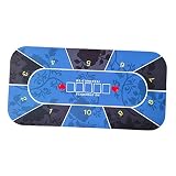 T TOOYFUL ポーカーマット プレイマット テキサスホールデム ポーカー カジノ テキサスホールデムレイアウト 収納袋付き