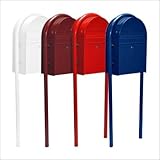 （メイファ）ME-FA 郵便ポスト mail box メイファ アンバー ラウンドポール(単品) ブルー