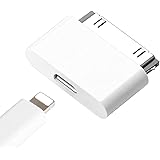 IOSからphone4/4SのDOCKへ変換コネクタ データ伝送 8ピン(メス) から iDock 30ピン (オス)へ変換アダプター 2個セット