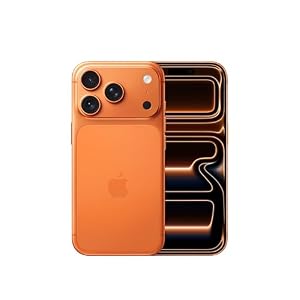 Apple iPhone 17 Pro 256GB (SIMフリー)：最大120Hz のProMotion を採用した6.3 インチディスプレイ、A19 Pro チップ、飛躍的に向上したバッテリー駆動時間、センターフレームフロントカメラを搭載したPro Fusion カメラシステム コズミックオレンジ