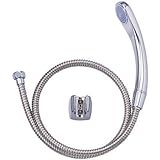 立水栓/水栓柱に取付け 屋外用 シャワーホースセット メッキ