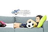 Personalizedカスタム名サッカーThis Is What My Life Is About Where My Heart Is & My Passion Lies HopeソロQuoteスポ