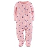 Carter's （カーターズ） :: ロンパース カバーオール 長袖 足つき 女の子 綿82% ポリエステル18% :: Terry Snap-Up Sleep & Play :: 3M (55-6