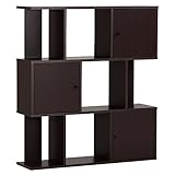 arne ディスプレイラック 3段 本棚 A4 シェルフ ラック 棚 alto W-3DX ダークブラウン