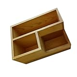 Flameer プランター　卓上　収納ケース　オーガナイザー　木製　多肉植物ポット　20x14x10cm　インテイア　ガーデン　