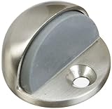 National Hardware V1936 Floor Door Stops - Solid Brass in Satin Nickel [並行輸入品]