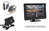 【sunny】 ワイヤレス バックカメラ セット 5インチ モニター + 高画質 小型 防水 バックカメラ の お得 な セット 12V 専用 SNS-CMN50WBT100A206C