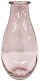 丸和貿易 花瓶 ロストミリー シンプルガラスベース ライトピンク 400682501