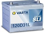 VARTA(バルタ) Dynamic SLI 120D31L 国産車用バッテリー 充電制御車/標準車 <長期保証・メンテナンスフリー> 100D31L/115D31L互換