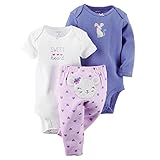 カーターズ Carter's ボディスーツ & パンツ 3点セット 3-Piece Bodysuit & Pants Set 6M (61-67cm) [並行輸入品]
