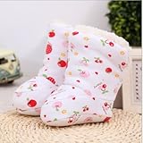 (ヘラサ)Herasa　新生児 靴　ベビーシューズ　部屋履き　防寒対策　柔らか 保温性良い 出産祝い　秋冬 (3)