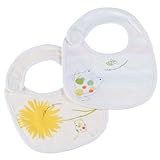 2 Baby Bibs Bee and Dandelion Design, I Wish for More Bananas and I Wish for More Sweet Potatoes by 