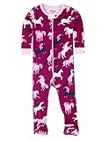Hatley ハットレイ 女の子 おとぎ話のおうまさん 足つきカバーオール・パジャマ 70cm ~ 75cm 、6-12M(69-74cm) マルチカラー 綿100% DR5FAHO133