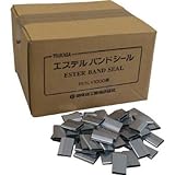 司化成工業:ツカサ 重梱包バンド用金具シール「19mm用(1000個入り)」 TMS19 型式:TMS19（1セット:1000個入）