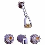 LASCO-Simpatico 07-0510 Tub and Shower Valve with Two Lucite Handles [並行輸入品]