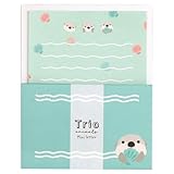 ラボクリップ ミニレター トリオ水族館 ラッコ B25-TRML-RA