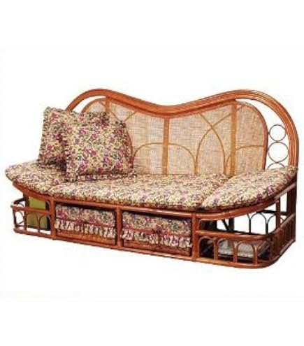 Amazon｜【今枝商店】籐 ラタン カウチソファ AMZY888 座面高37cm