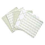 Trend Lab Sea Foam Wash Cloth Set, Sage by Trend Lab [並行輸入品]