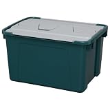 アイリスオーヤマ ボックス RVBOX D-RV48W グレー/ダークグリーン 幅39×奥行55×高さ32.4cm