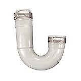 PlumBest J01001R 1-1/4-Inch or 1-1/2-Inch Flexible Tubular Drain Trap J-Bend [並行輸入品]