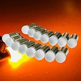 24V トラック用品 Ba9s LED 角マーカー 箱マーカー バスマーカー デコトラ 霞バルブ 電球 アンバー 15個セット