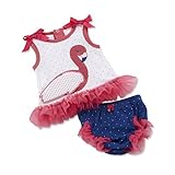 Baby Aspen Fancy Flamingo Tunic and Diaper Cover Set by Baby Aspen [並行輸入品]