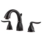 Pfisterセドナ2-handle 8 " Widespreadバスルーム蛇口、つや消しニッケル LF-049-LT0Y 1