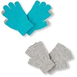 THE CHILDREN'S PLACE(ザ・チルドレンズプレイス) グローブ&クロップッドグローブ2パック ブルー 小物 One Size【並行輸入】