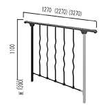 高級アルミフェンス ヴァレンソールII TYPE-13 高さ1,100mm以下 支柱埋め込み型