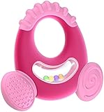 Nuby Natural Touch Softees Teether - Large - Girl [並行輸入品]
