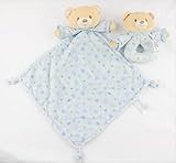 Plush Lovey Bear Blanket and Rattle Gift Set for Boy ? By Enesco Beginnings [並行輸入品]