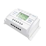 KOZEEYソーラー　パネル　レギュレータ　LCD 20A 12V/24V 充電コントローラ　3回
