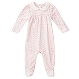 ポロ ラルフ ローレン　ベロアカバーオール　ロンパース　長袖　女の子　【310617682001】Polo Ralph Lauren　（サイズ：6m、カラー：Pink/Green） [並行輸入品]