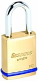 Sesamee 86011キーでノブ交換可能Core真鍮南京錠with 1 – 3 / 4インチ45 mm幅ボディと1-inchモリブデンシャックル
