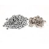 100個プラスチック3ミリメートルLEDパネルマウントベゼルホルダーセットを表示