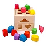 ノーブランド品 ２セット　木製　ベビー　教育 パズル　知育玩具　学習　積み木　ギフト