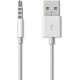 COOLEAD iPod shuffle専用USBケーブル アップルのアイポッドシャッフル第3 4世代用 データ転送 充電 iPodシャッフル用のUSBケーブル MacとPCsに対応