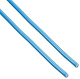 三ツ星 600V 単心ビニル絶縁電線 KIV 0.75SQ 20m 青