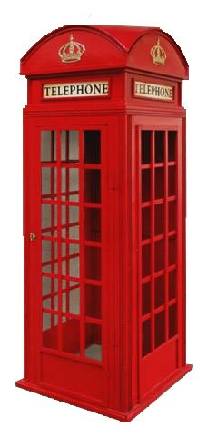 英国 ★赤い電話BOX★ 原寸大!!!　超リアル ディテールが素晴らしい UK　イギリス　アウトドア　限定販売　受注販売 (レッド)