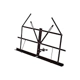 KC(ケーシー) キョーリツ 卓上譜面台 軽量スチール製 折りたたみ式 MS-140/BK ブラック (ソフトケース付属)