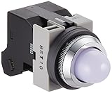 IDEC φ25 TWSシリーズ パイロットライト 丸形 LED照光 AC200/220V APS126DNW
