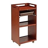 ＜ FV ＞ ウッドワゴン 2 チェリー 幅45.5cm×奥行33cm×高さ87cm [ エステワゴン ネイルワゴン キッチンワゴン マルチワゴン サイドワゴン キャスター付き サイドラック 収納ラック 木製 ウッド 収納 業務用 サロン 