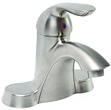Premier Faucet 126954 Waterfront Lead Free Single Handle Lavatory Faucet with Pop-Up, PVD Brushed Ni