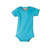 (ソールズ) SOLS ベビー・赤ちゃん用 オーガニックコットン Bambino 半袖ボディースーツ ロンパース (3-6ヶ月) (ターコイズ)