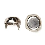 Cut Off Cone Nailhead Size 40 Solid Brass Nickel Finish 200 pieces per pack [並行輸入品]