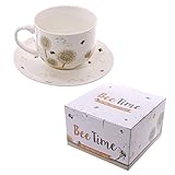 Cappuccino Mug and Saucer - Dandelion