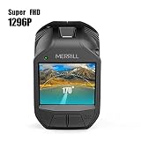 WiFi Dash Cam, MERRILL Full HD 1920 x 1296P Video & Audio Car Camera Recorder with Parking Mode, Loo