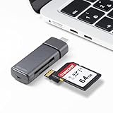 サンワダイレクト USB-C カードリーダー スライド式キャップ SDカードリーダー SDHC SDXC マルチメディア microSDカード microSDHC microSDXC 高速転送 USB 5Gbps コンパクト ガンメタリック 400-ADR336GM