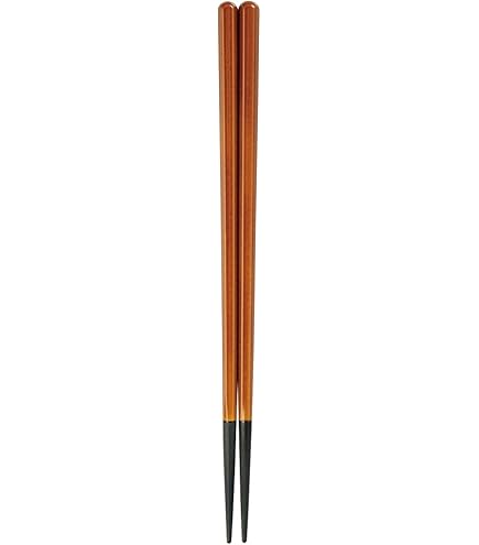 Amazon｜福井クラフト(Fukui Craft) 六角木目箸 春慶塗 22.2cm