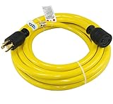 Conntek 20601-040 40-Feet 10/4 30-Amp 125/250-volt 4-Prong L14-30 Transfer Switch Cord/Generator Ext